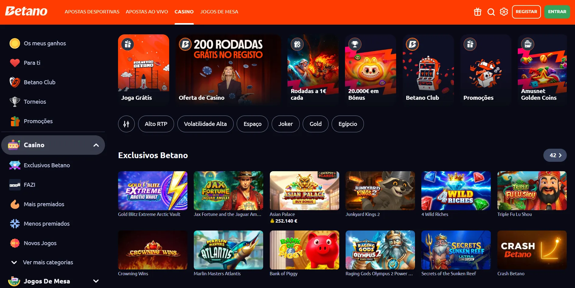 Jogos de casino ao vivo: com crupiês em direto